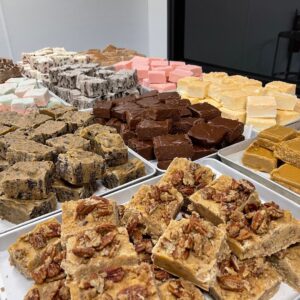 Callie's Sweets Fudge and other goodies.